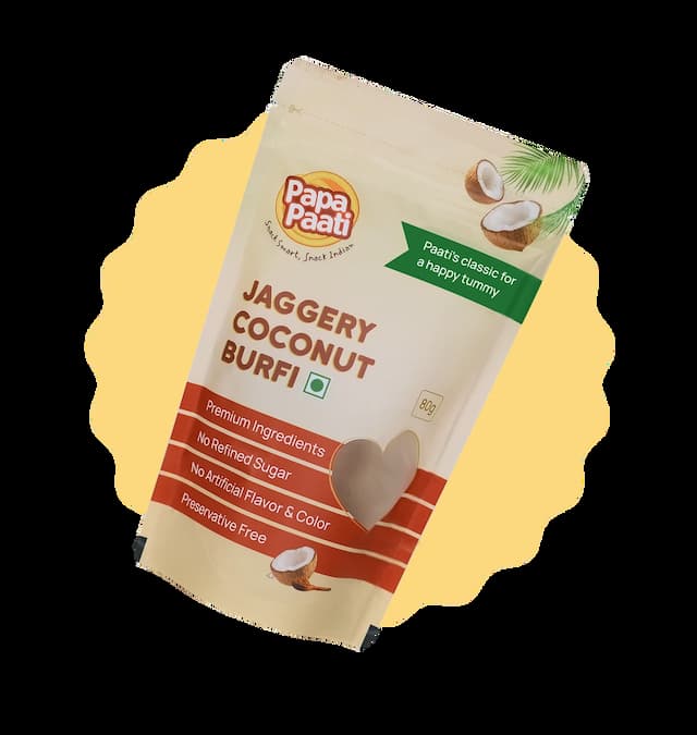 Jaggery Coconut Barfi Image